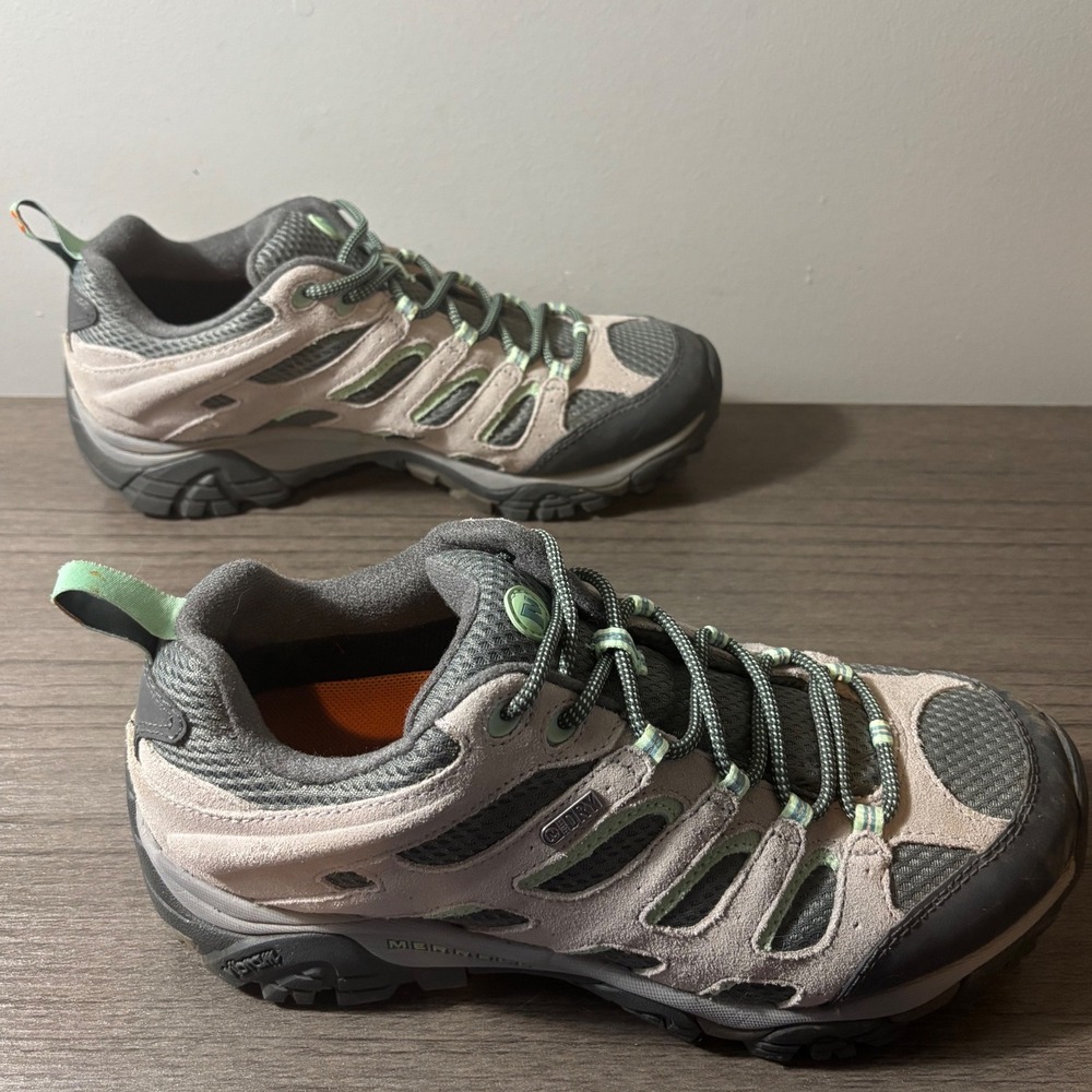 Merrell Moab Ventilator Hiking Shoes Women's Size 10.5 Drizzle Mint - Picture 4 of 8